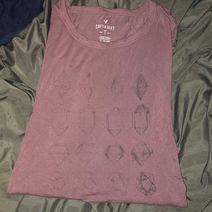 short sleeve crystal shirt